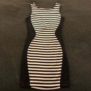 Black & White Mini Dress